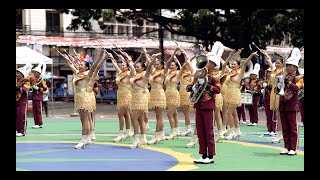 USANT University of Saint Anthony Iriga City Band and Majorettes Exhibition  Viral Majorettes [upl. by Aitnauq]