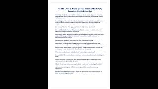 Florida Laws amp Rules Dental Exam ADEX CDCA Complete Verified Solution [upl. by Angelia]