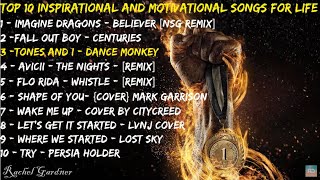 Top 10 Inspirational And Motivational Songs For Life Lyric Video  Rachel Gardner [upl. by Hiram749]