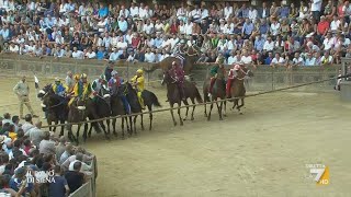 🐎 Palio di Siena 16 Agosto 2023 Oca  diretta La7 📺 Telecronaca Pierluigi Pardo 🎙️ [upl. by Meggs]