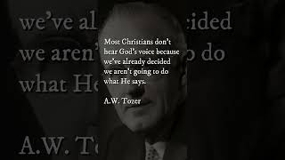 AW Tozer Jesus Christian Christianity AWTozer [upl. by Ajani]