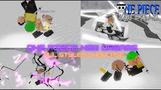 One Piece New Dreams  All Styles Showcase [upl. by Leroi]