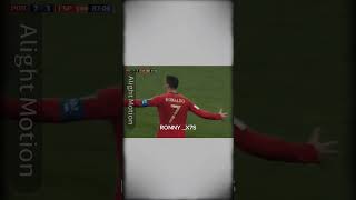 Ronaldo single handedly destroyed Spain my first edit in Alight motion fyp fypシ゚viral shorts [upl. by Josy]