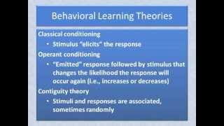 BH01 Behavioral theory overview [upl. by Jody]