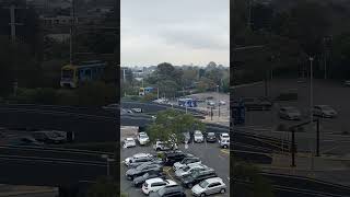 View of Frankston Line Metro Train from Southland Shopping Centre Cheltenham [upl. by Nappie191]