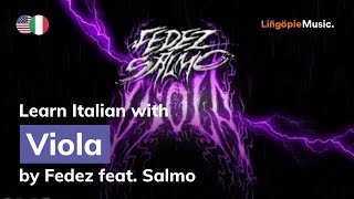 Fedez feat Salmo  Viola Lyrics  Testo English amp Italian [upl. by Irep798]