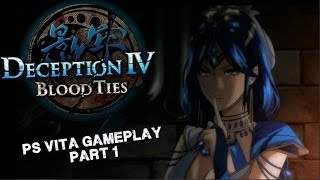 Deception IV  Blood Ties PS Vita Gameplay Part 1 [upl. by Mccurdy]