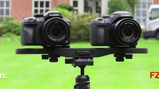 A video comparison between the Panasonic Lumix FZ300 and the FZ82 cameras [upl. by Aydiv264]