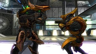 Halo 4 Elites VS Halo Reach Elites [upl. by Gracye957]