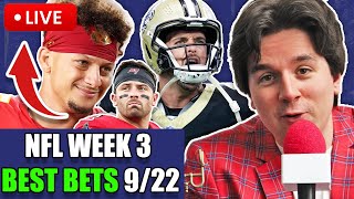 NFL WINNERS  Best Bets Parlays Predictions  Picks Today Sunday September 22nd  HTP Ep18 [upl. by Heriberto]