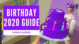 Cat Ears 🐱 OSRS Birthday Event 2020 Guide 🎉 [upl. by Sheehan]