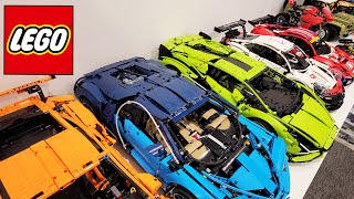 Massive LEGO TECHNIC Car Collection Overview [upl. by Ahsiaa377]