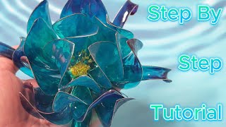 Huge Dip Resin Wire Art Flower Tutorial Easy Petals [upl. by Vlada]