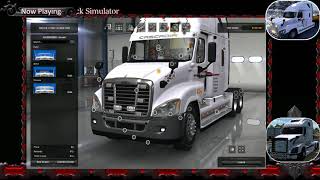 Freightliner Cascadia Review  ATS with MOD LINK [upl. by Atikkin]