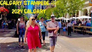 calgary stampede 2024 1frist day downtown canada  stampede parade canada lifestyle vlogs jay rawat [upl. by Akemrehs]