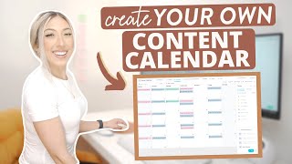 CREATE YOUR OWN INSTAGRAM CONTENT CALENDAR  Which tool to use amp content calendar musthaves [upl. by Sigvard]