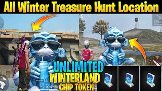 Winter Treasure Hunt Wukong Stachu All location  Unlimited WinterChip Token [upl. by Vachell730]