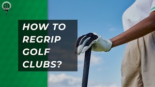 How to Regrip Your Golf Clubs at Home  Step by Step Guide [upl. by Eeruhs]