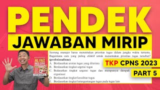 SOAL CPNS 2023 TKP JAWABAN MIRIP [upl. by Marietta]