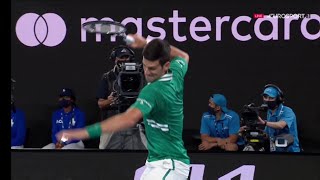 Novak Djokovic smashes the racket against Zverev [upl. by Eniamej389]