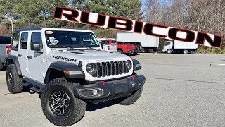 2024 Jeep Wrangler Rubicon POV Start Up Test Drive Walkaround and Review [upl. by Bach]