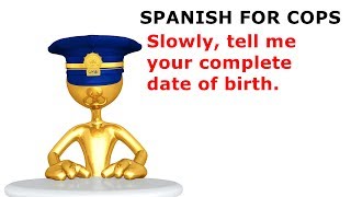 How to say quotTell me your date of birthquot in Spanish [upl. by Anom420]