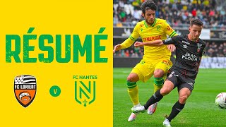 FC Lorient  FC Nantes  le résumé de la rencontre [upl. by Cinemod]