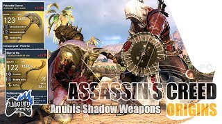 AC Origins How to Get Legendary Palmette Carver amp Elect of Ra  Anubis Shadow BowHeavy Blade [upl. by Atinaj]