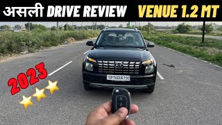 असली Drive Review 🔥2023  Hyundai Venue 12 Petrol MT  Driving Test 🔥 MohitVihem [upl. by Wanyen]