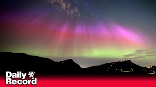 Aurora sightings possible again across parts of UK after amazing Friday night light show [upl. by Issiah]