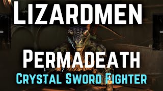 Lizardmen Permadeath  Crystal Sword Fighter  Dark and Darker [upl. by Nnov]