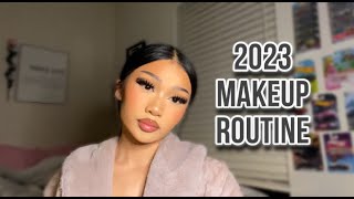 My Makeup Routine  Techniques and Fav Products  Katie Dinh [upl. by Monarski]