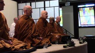 Ajahn Viradhammo at Portland June 2014 Portland Friends of the Dhamma Part 1 of 2 [upl. by Collum]