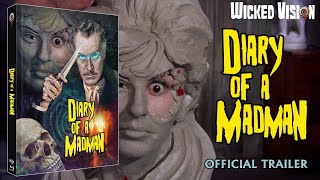 Diary of a Madmann  Official Trailer  Wicked Vision  Bluray Premiere  Vincent Price [upl. by Samala]