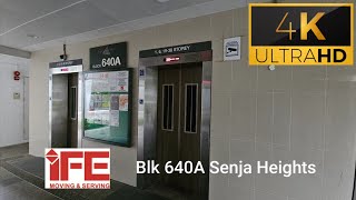 iFE lifts at Blk 640A Senja Heights [upl. by Prochora]