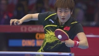 Ding CHN v Fukuhara JPN Full Womens Table Tennis QuarterFinal Replay  London 2012 Olympics [upl. by Iemaj]