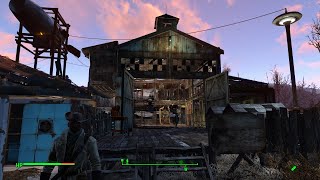 Fallout 4 PC Rebuilding The Garage No Mods [upl. by Tallia]