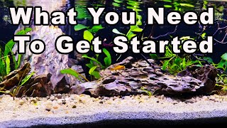 Beginners Guide to The Aquarium Hobby Part 2 Everything You Need to Start an Aquarium [upl. by Rehtaef]