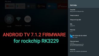 Best Android TV 712 firmware for rockchip RK3229 [upl. by Goss]