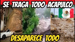 TERROR se Sale el Mar Acapulco bajo el agua Fuertes inundaciones como Tsunami en Acapulco Guerrero [upl. by Jentoft]