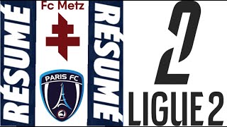 Paris FC  FC Metz 12 Résumé match  Ligue 2  20242025 [upl. by Latsyrcal]