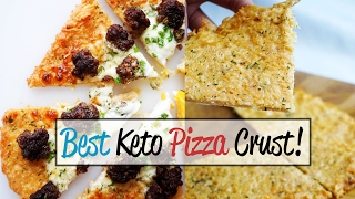 No Carb Pizza Crust Take Keto Pizza to the Next Level  Low Carb Pizza Crust [upl. by Ylreveb]