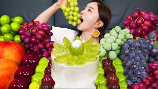 과일 파티 🍇 충북 영동 샤인머스캣 복숭아 직접 만든 탕후루 케이크 먹방 Fruit Platter Tanghulu Dessert Eating Mukbang ASMR Ssoyoung [upl. by Evelyn]