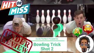 Bowling Trick Shots 2  Dude Perfect  My Reaction [upl. by Bundy]