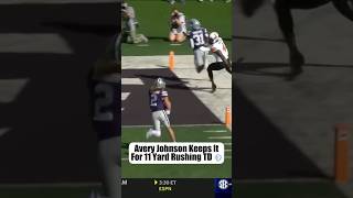 Avery Johnson 💨 BURNS Oklahoma State for 11Yard Rushing TD  Kansas State vs Oklahoma State [upl. by Ober210]