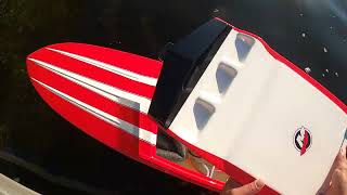 Rc boat Bonzi Epic 10s 50mph [upl. by Ennoval]