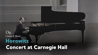 Horowitz a Concert at Carnegie Hall 1968 TV [upl. by Luci]