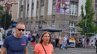 FRANKFURTGERMANYWalk Along the Main EmbankmentAugust2024 [upl. by Aizitel]