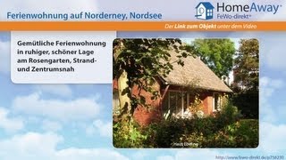 Norderney Gemütliche Ferienwohnung in ruhiger schöner Lage am  FeWodirektde Video [upl. by Cecile]