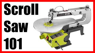 Scroll Saw 101  How to Use a Scroll Saw [upl. by Alliuqa]